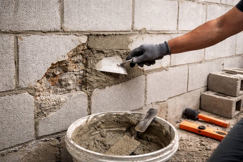 Cinder Block Wall Repair in Cleveland, OH