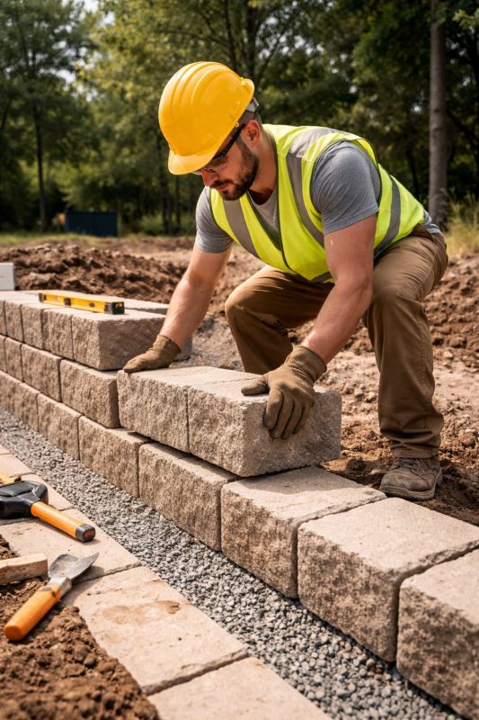 Concrete Blocks Installation in Boston, MA